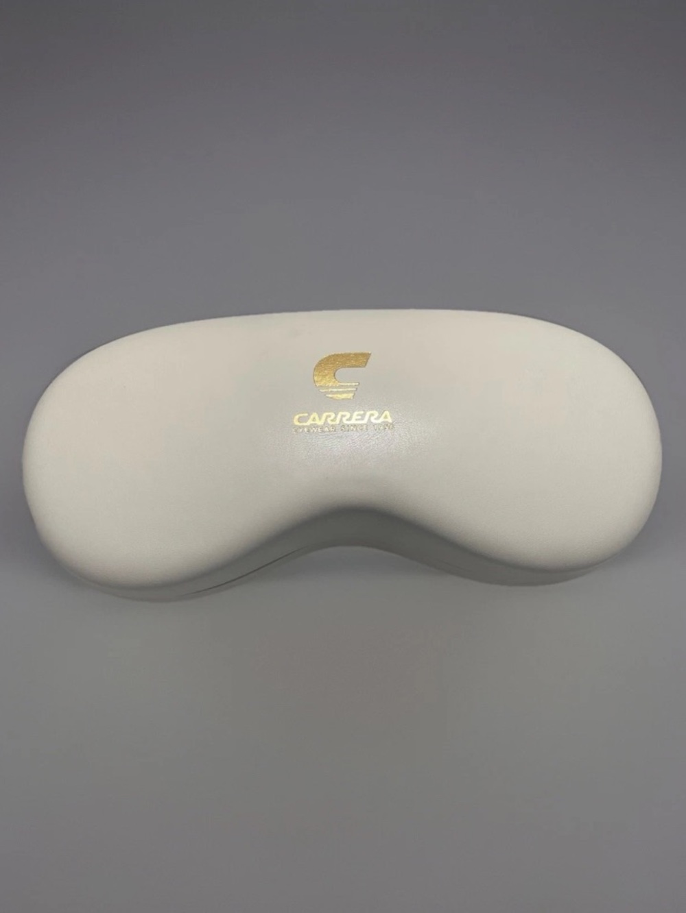 CARRERA Eyeglasses Sunglasses BEIGE Hard Case with Lens Cloth - NEW